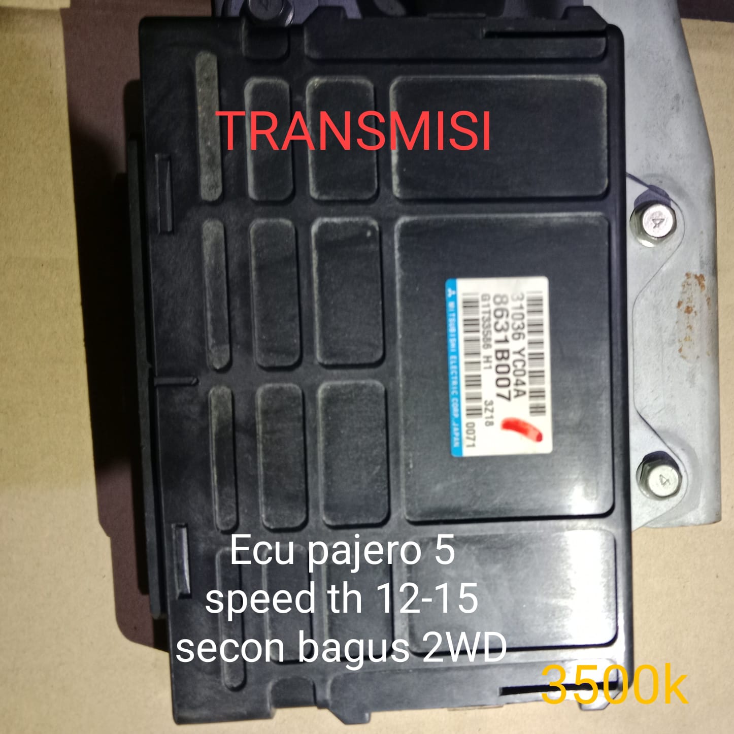Modul Transmisi Pajero (5 Speed 2WD) Tahun 2012 - 2015 Second